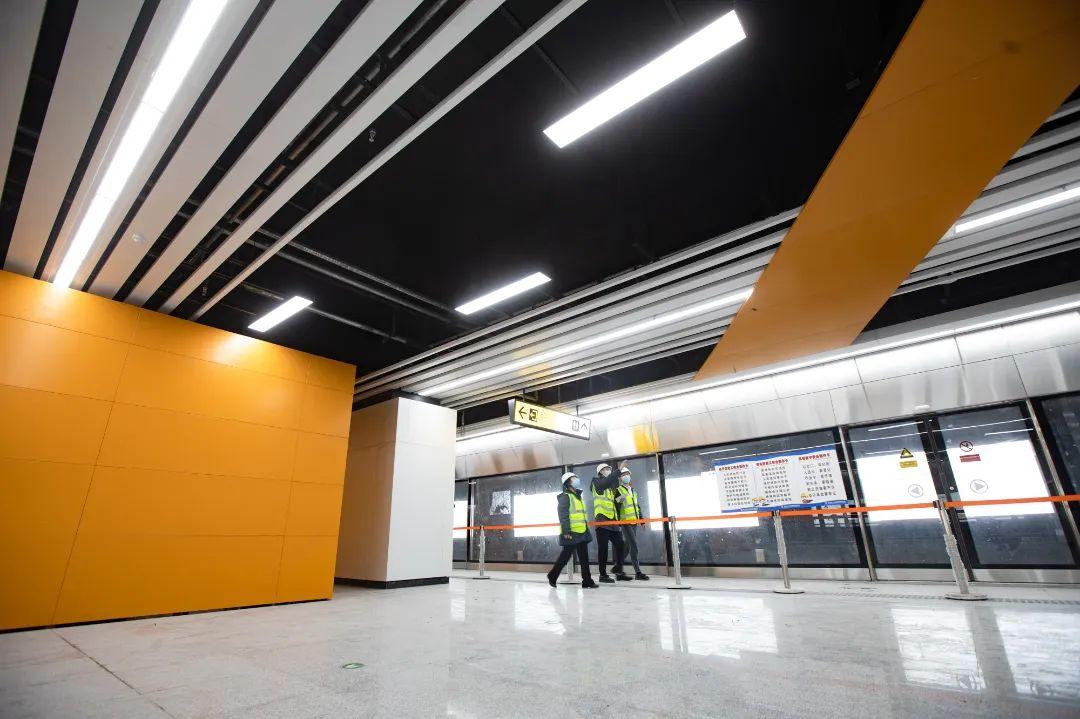 重庆轨道4号线二期样板车站复盛站定妆亮相